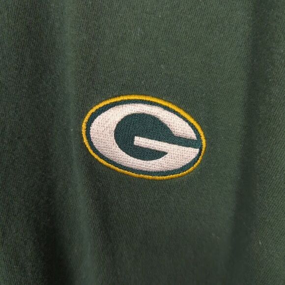 Vintage Green Bay Packers NFL Pro Line Short Sleeve Green Polo Shirt Men's XL - Picture 3 of 10